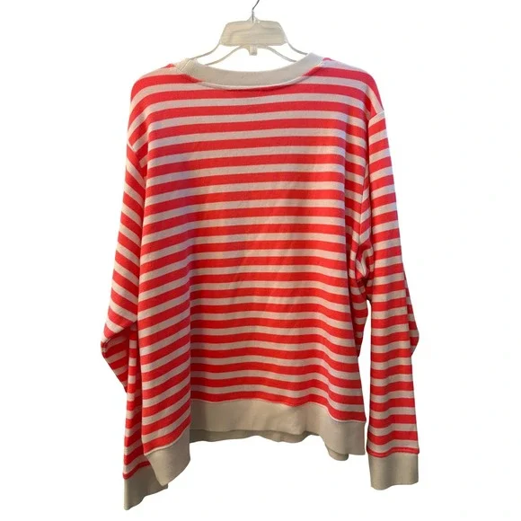 Lilly Pulitzer Cane Coral So Clawsome Lobster Sweatshirt Coastal Size XL NWT - Picture 2 of 12